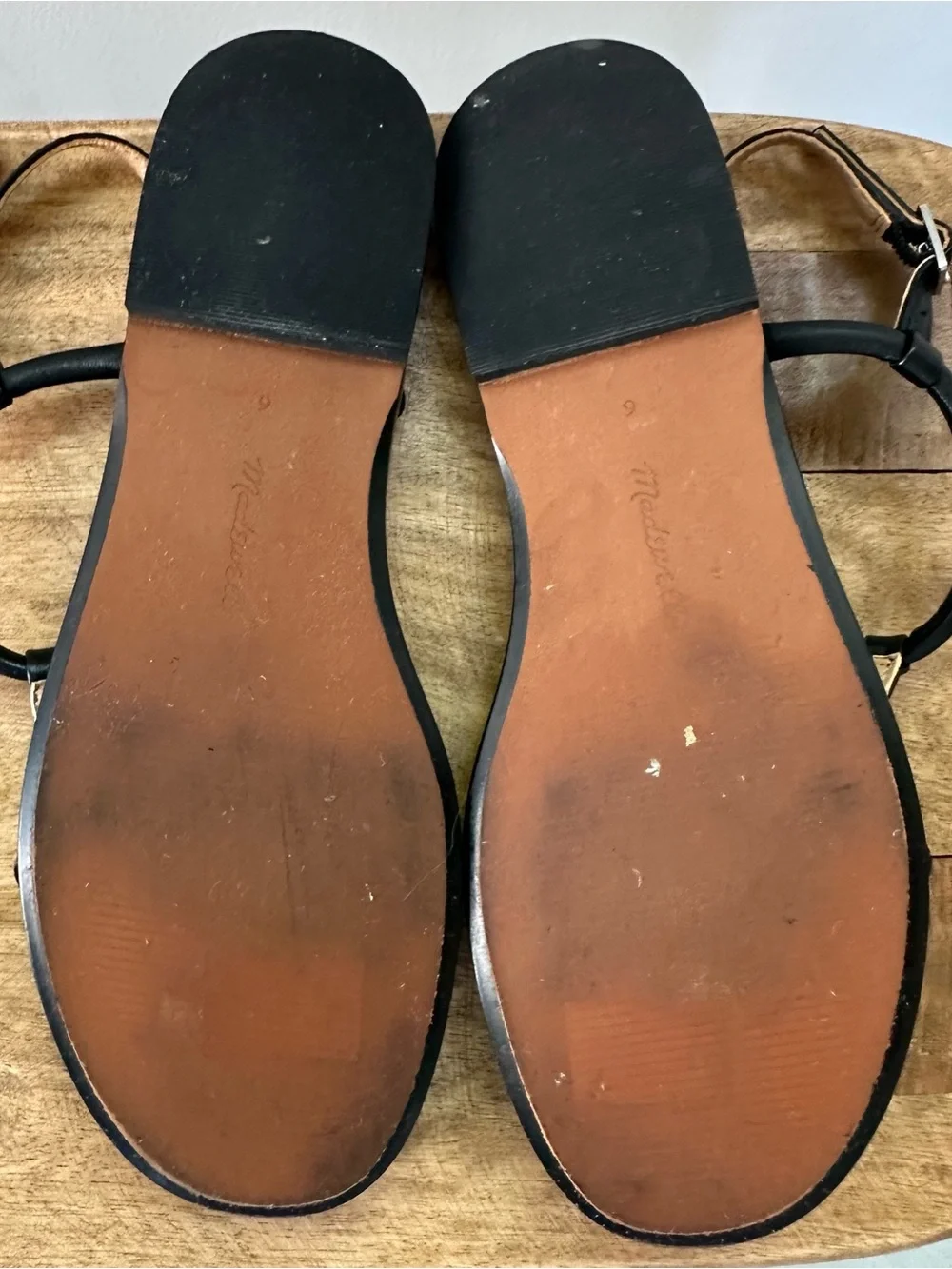 Madewell Black Minimal Strappy Sandal - Picture 5 of 6